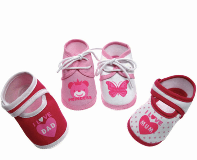 Picture of B50G SOFT TOUCH GIRLS SHOES ( 0-4 MONTHS )